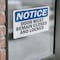 Signmission Doors Must Remain Closed And Locked, 14 in W x Rectangle, Vinyl Decal OS-2PACK-NS-D-1014-L-11531 - alternate 3